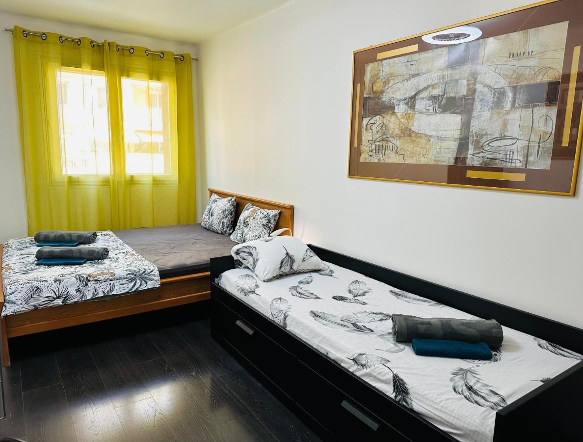 The Nice - 3 Rooms, 3Air Cond, 3Tv, 3Fans, 2 Wc, Wifi Everywhere 5Min Aeroport, Train, Beach, 1Min Tram, 15 Min Centre, Port, Parking Possible Buitenkant foto